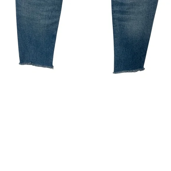$360 Moussy Vintage Blue Hawthorne Skinny Jean In Light Blue Size 27
